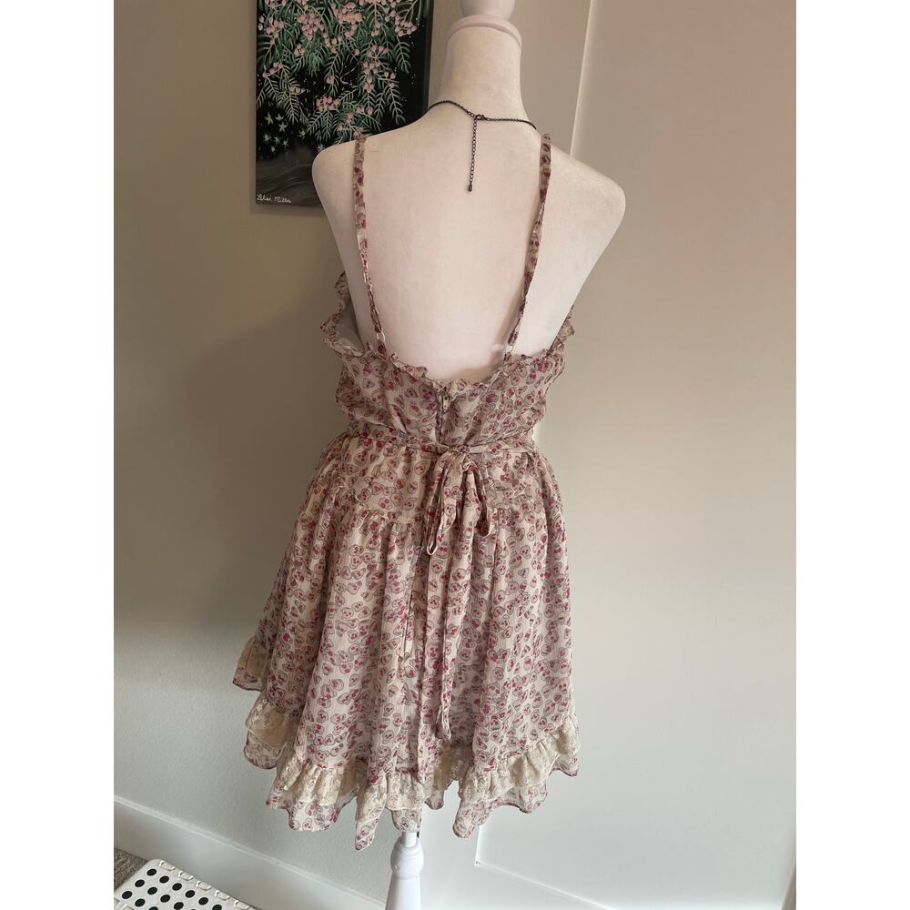vintage Tripp skull lace ruffle trim dress - Picture 3 of 6